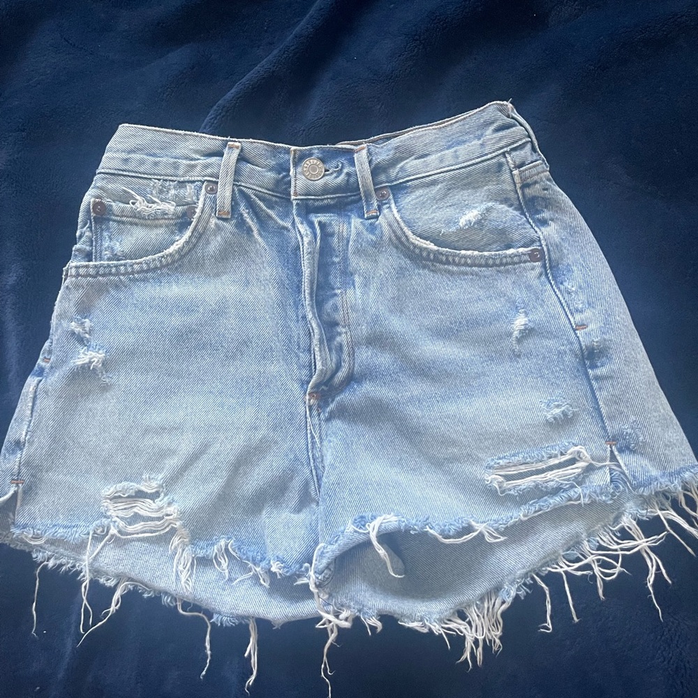 AGOLDE denim shorts